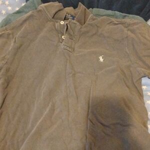 Polo by Ralph Lauren Men's Charcoal Polo Shirt